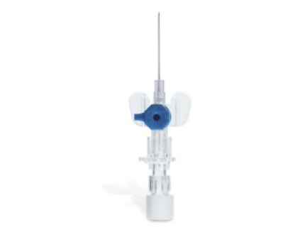Канюля внутрішньовенна Vasofix® Braunule 22G (0,9 x 25 мм, 36 мл/хв), синя