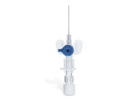 Канюля внутрішньовенна Vasofix® Braunule 22G (0,9 x 25 мм, 36 мл/хв), синя