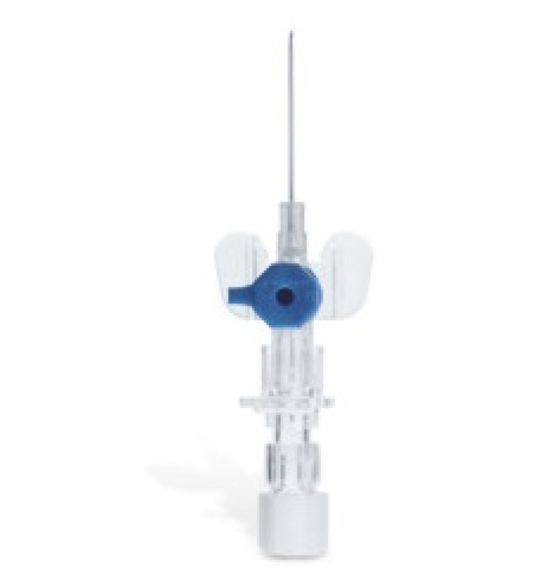 Канюля внутрішньовенна Vasofix® Braunule 22G (0,9 x 25 мм, 36 мл/хв), синя