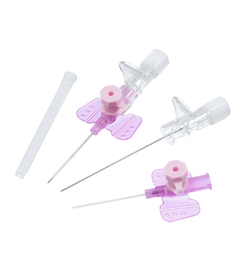 Канюля внутрішньовенна Vasofix® Braunule 20G (1,1 x 33 мм, 61 мл/хв), рожева