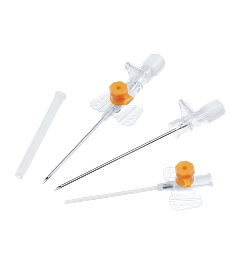 Канюля внутрішньовенна Vasofix® Braunule 14G (2,2 x 50 мм, 343 мл/хв), помаранчева