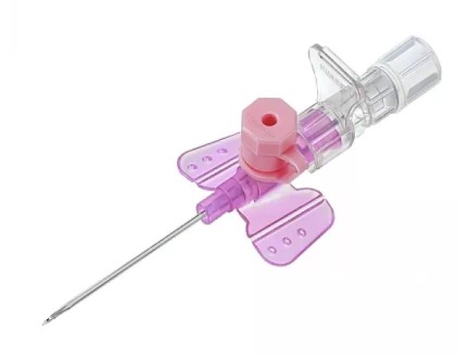 Безпечна внутрішньовенна канюля з ін'єкційним портом Vasofix® Safety PUR G 20, 1,1 х 33 мм, рожева