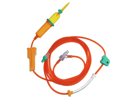 Набір для внутрішньовенного введення Infusomat® plus Line  Safe Set світлозахисний PUR, довжина 240 см, довжина від насоса 150 см