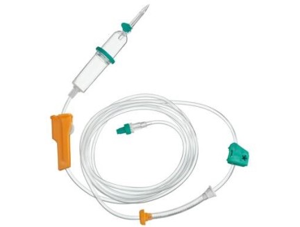 Набір для внутрішньовенного введення Infusomat® plus Line Safe Set ПВХ, довжина 240 см, довжина від насоса 150 см
