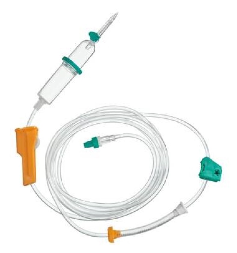 Набір для внутрішньовенного введення Infusomat® plus Line Safe Set ПВХ, довжина 240 см, довжина від насоса 150 см