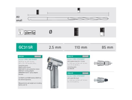 СВЕРДЛО АО ВАЛ D2.5MM L110/85ММ