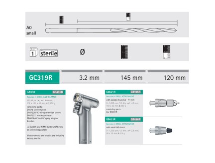СВЕРДЛО АО ВАЛ D3.2MM L145/120ММ