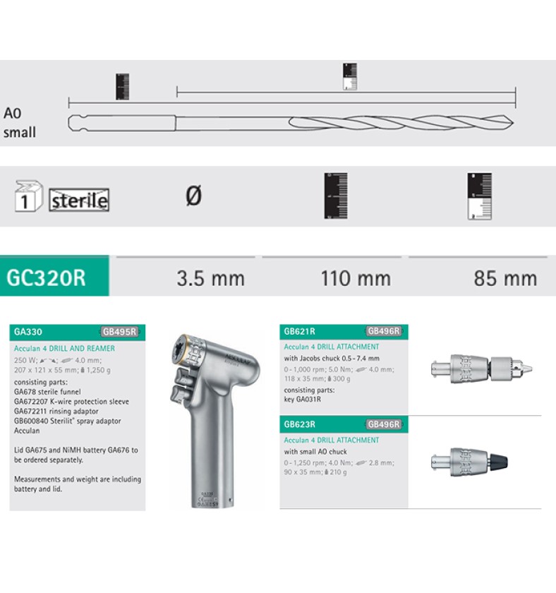 СВЕРДЛО АО ВАЛ D3.5MM L110/85ММ
