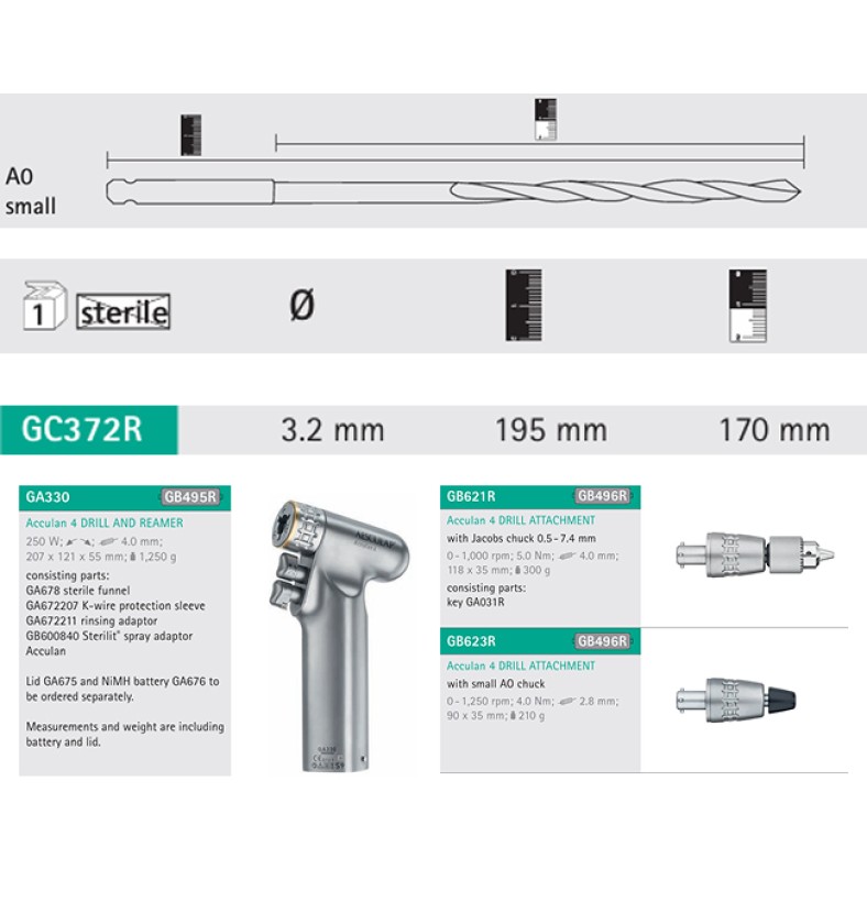 СВЕРДЛО АО ВАЛ D3.2MM L195/170ММ