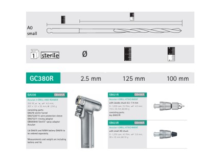 СВЕРДЛО АО ВАЛ D2.5MM L125/100ММ