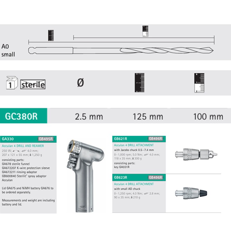 СВЕРДЛО АО ВАЛ D2.5MM L125/100ММ