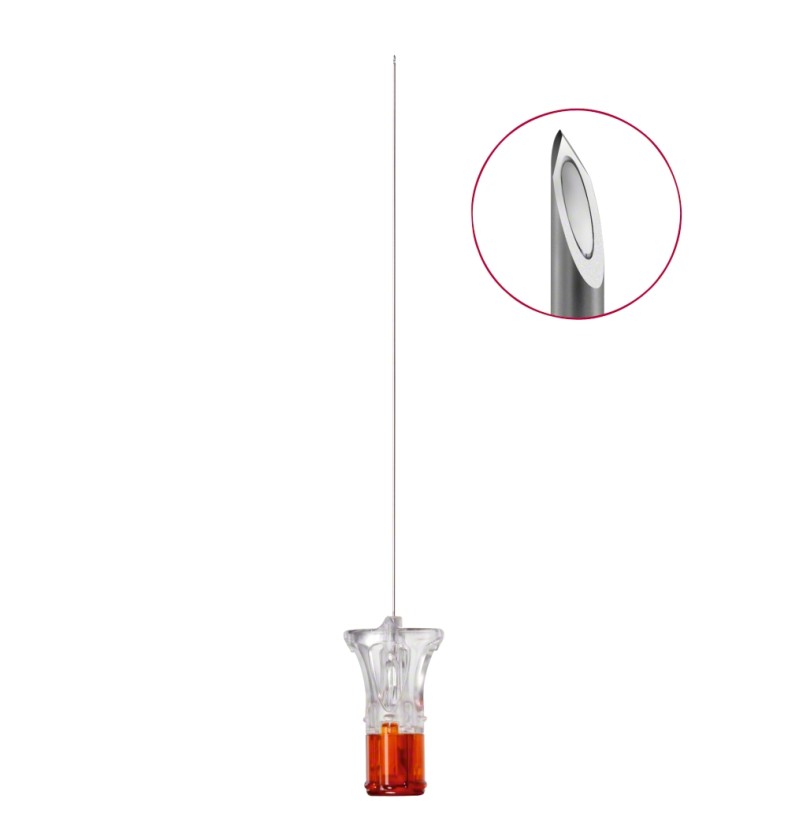 Голка для спинальної анестезії Spinocan® 0,53 x 88 мм, G25 x 3 1/2 дюйма оранжева